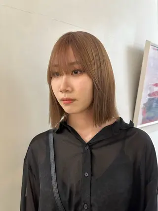 ショート レイヤー/ハイトーン ✂︎ゆーぴ✂︎のヘアスタイル
