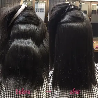 ミディアム 縮毛矯正&髪質改善 MAILHAIRのヘアスタイル