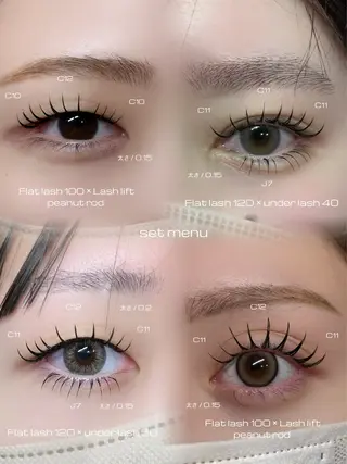 マツエク・マツパ sol nanamiのマツエク・マツパデザイン