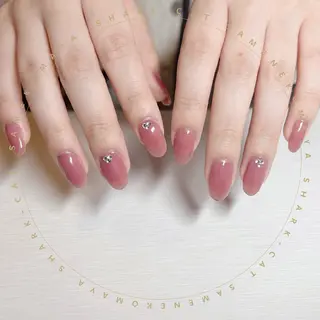 ネイル サメ猫 マーヤのネイルデザイン