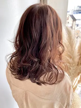 カラー ミディアム ANGELICA 難波店のヘアスタイル