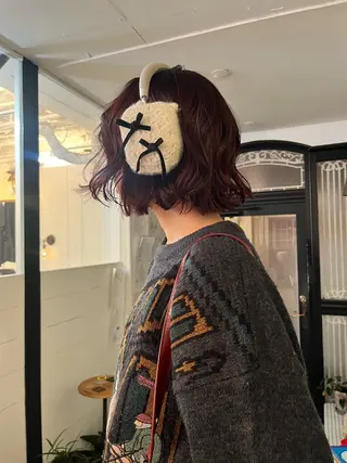 ショート カラー レイヤー/ベージュ mikuのヘアスタイル