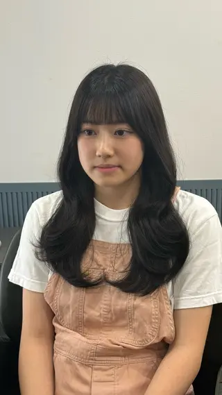 ロング ♡mia/韓国ヘア/ レディースカット🧸のヘアスタイル