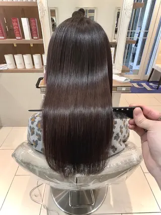 ロング カラー 横山 直輝のヘアスタイル