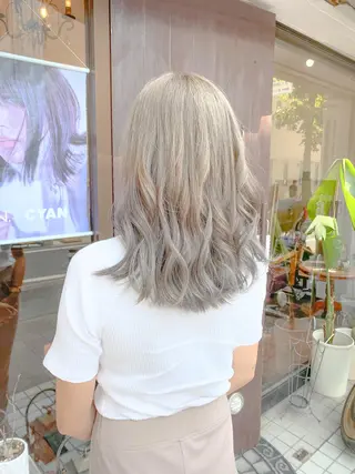 セミロング 野呂 隼人のヘアスタイル