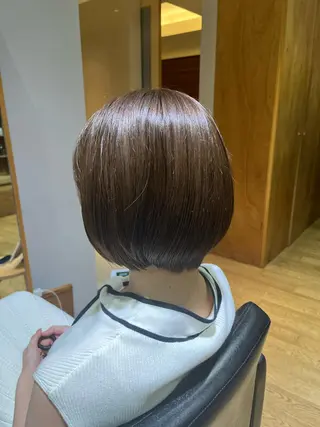 ショート タンバルモリパーマ 礒井メンキのヘアスタイル