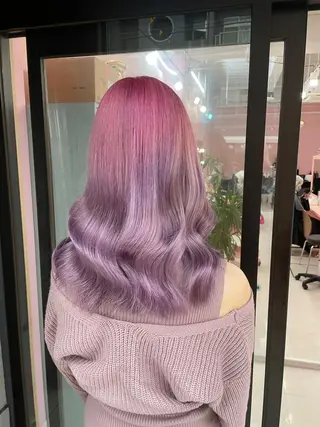 ミディアム ❄️💛エクステ ブリーチ❄️yukiのヘアスタイル