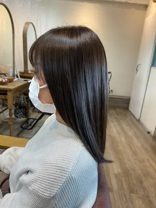 ミディアム カラー 巻ける縮毛矯正✨ 木下晴一朗✨のヘアスタイル