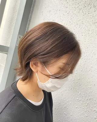 ショート カラー 後藤紗英/髪質改善 /オリーブベージュのヘアスタイル