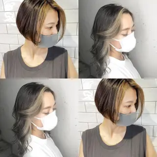 カラー 原山 直人のヘアスタイル