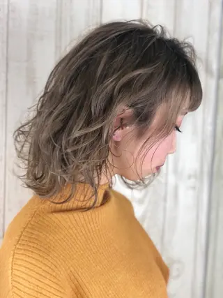 ミディアム カラー 倉橋 俊輔のヘアスタイル