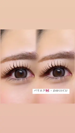 マツエク・マツパ Mell Yuuna ♡パリエク /束感のマツエク・マツパデザイン