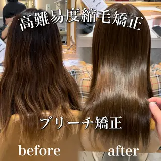 ロング 美髪縮毛矯正🤍 髪質改善/Shinaのヘアスタイル