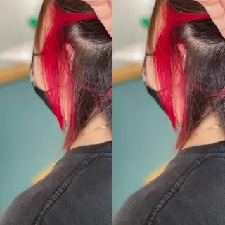 ミディアム カラー Snaly カラー特化ページのヘアスタイル