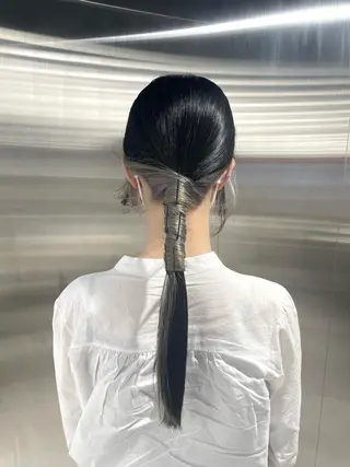 ロング カラー ヘアアレンジ risa 。のヘアスタイル