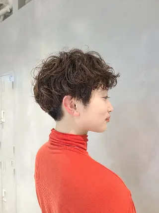 ショート パーマ EMANON銀座所属・ショート・ボブ✂️ 紅葉のヘアスタイル