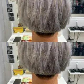 ショート カラー メンズ メンズ専門店 店長 小柳 裕夢のヘアスタイル