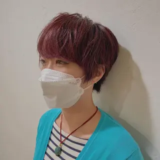 ショート カラー 坂成 一樹のヘアスタイル