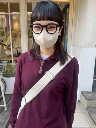 ミディアム ホンダリサコ 透明感カラー/ボブのヘアスタイル