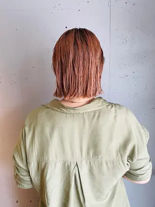 ミディアム カラー ZOA classic hair所属・東 みのりのヘアスタイル