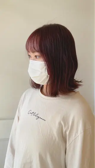 ミディアム カラー 吉田 浩太郎のヘアスタイル