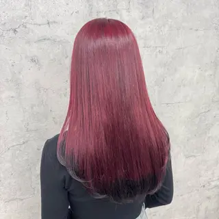 ロング カラー JUNSHIN🦋 ヘアセット／カラーのヘアスタイル