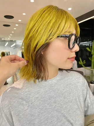 ミディアム 🩵縮毛矯正/ブリー チ/髪質改善/いつかのヘアスタイル