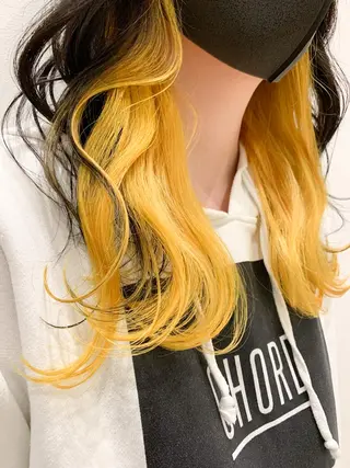 ロング 🍀ケアブリーチ カラー🍀坂井のヘアスタイル