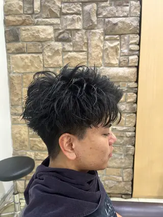 ショート メンズ だいじゅ/メンズカッ ト✂️/艶カラー💫のヘアスタイル