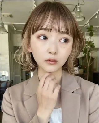 ミディアム 美髪矯正 大塩幸輝のヘアスタイル