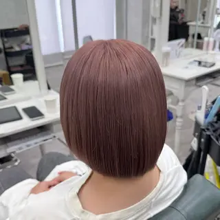 ショート カラー JUNSHIN🦋 ヘアセット／カラーのヘアスタイル