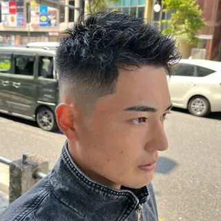 ショート メンズ 立川/メンズパーマ 厚進太郎のヘアスタイル