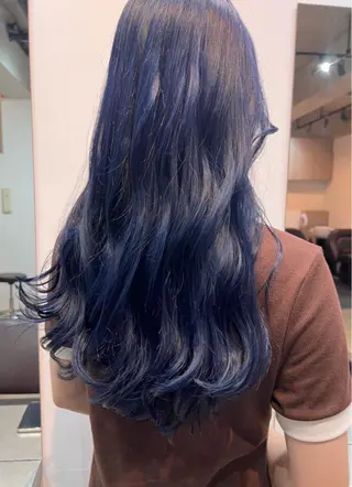 ロング デジタルパーマ/ 艶カラー/神野楓のヘアスタイル