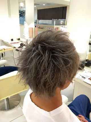 ショート カラー メンズ ノアヘアデザイン町田店所属・ショートヘア特化 mayaのヘアスタイル