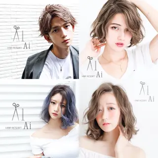 カラー パーマ ヘアアレンジ メンズ ✂️モデル募集中 AIRI🧸🫧のヘアスタイル