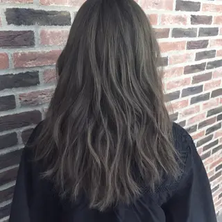 ロング カラー 皆巳 達郎のヘアスタイル