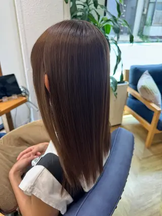 ロング Kaori【髪質改善 ×透明感カラー♡】のヘアスタイル