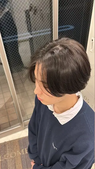パーマ 善財 康葵のヘアスタイル