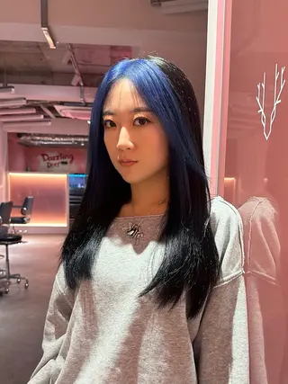 ロング ブリーチカラー 特化/MAHIROのヘアスタイル