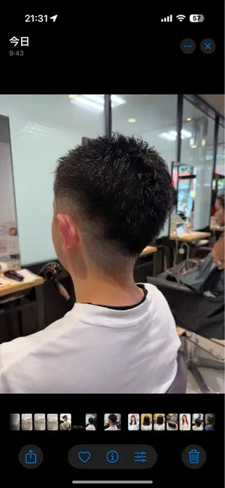 ショート 💥メンズパーマ特化 💥店長TERUKIのヘアスタイル