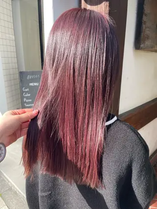 セミロング カラー メンズ 暖色/艶髪/ 透明感カラー/なおとのヘアスタイル