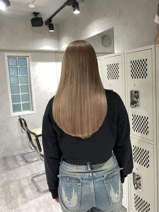 ロング カラー ダブルカラー ブリーチ/kaitoのヘアスタイル