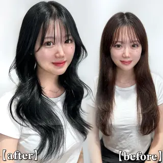 ロング ヘアアレンジ 🏅韓国ヘア/新宿/ レイヤー/KSukeのヘアスタイル
