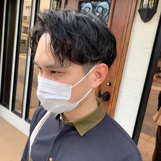 ショート パーマ メンズ yoshi （髙橋）のヘアスタイル