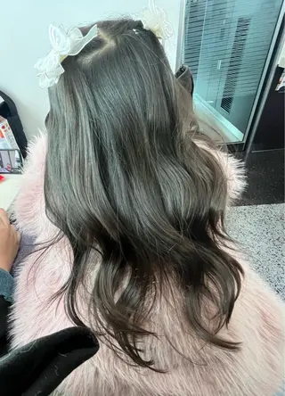 ヘアアレンジ 🩰Nanaka🩰 ピンクラベンダーのヘアスタイル