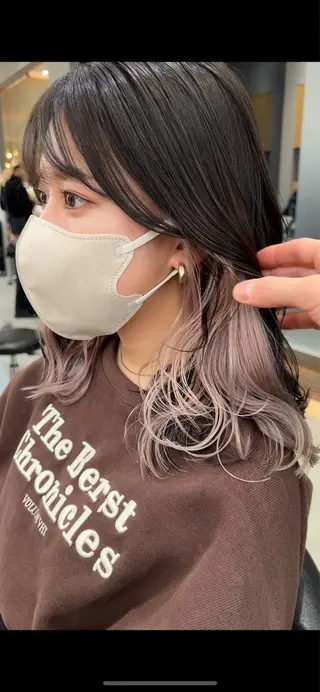 ロング ボブ/くびれボブ/ 髪質改善/Ru-kaのヘアスタイル