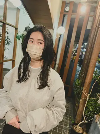 ロング パーマ つくばUtooe's 副店長　寺沢颯のヘアスタイル
