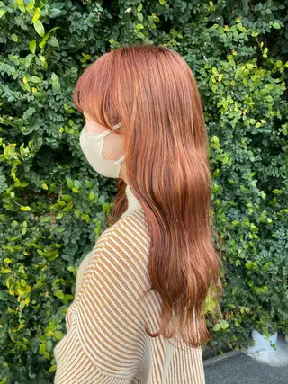 ロング カラー NATSUKI😸 ✂︎南森町美容室のヘアスタイル