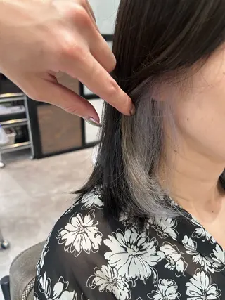 ミディアム カラー レイヤー/韓国/ ハッシュ/高田翼のヘアスタイル