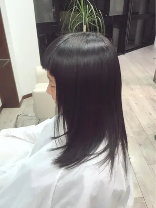 ショート ミディアム セミロング ロング カラー パーマ ヘアアレンジ メンズ キッズ ネイル まつエク Leyシェアサロン所属・Ken ドライカット ✂️水素ケアのヘアスタイル